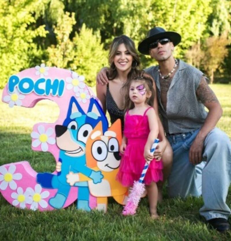 Gabriel Peralta festejó el cumpleaños de su hija Gisselle. Créditos: Instagram