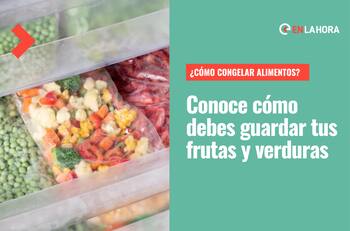 ENTREVISTA | ¿Cómo congelar mis alimentos?: Revisa estos consejos para guardar frutas y verduras