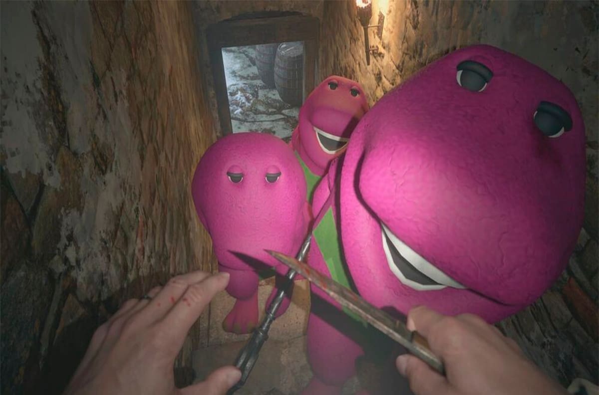 Mods de Resident Evil Village sorprenden con personajes como Barney y Ricardo Milos
