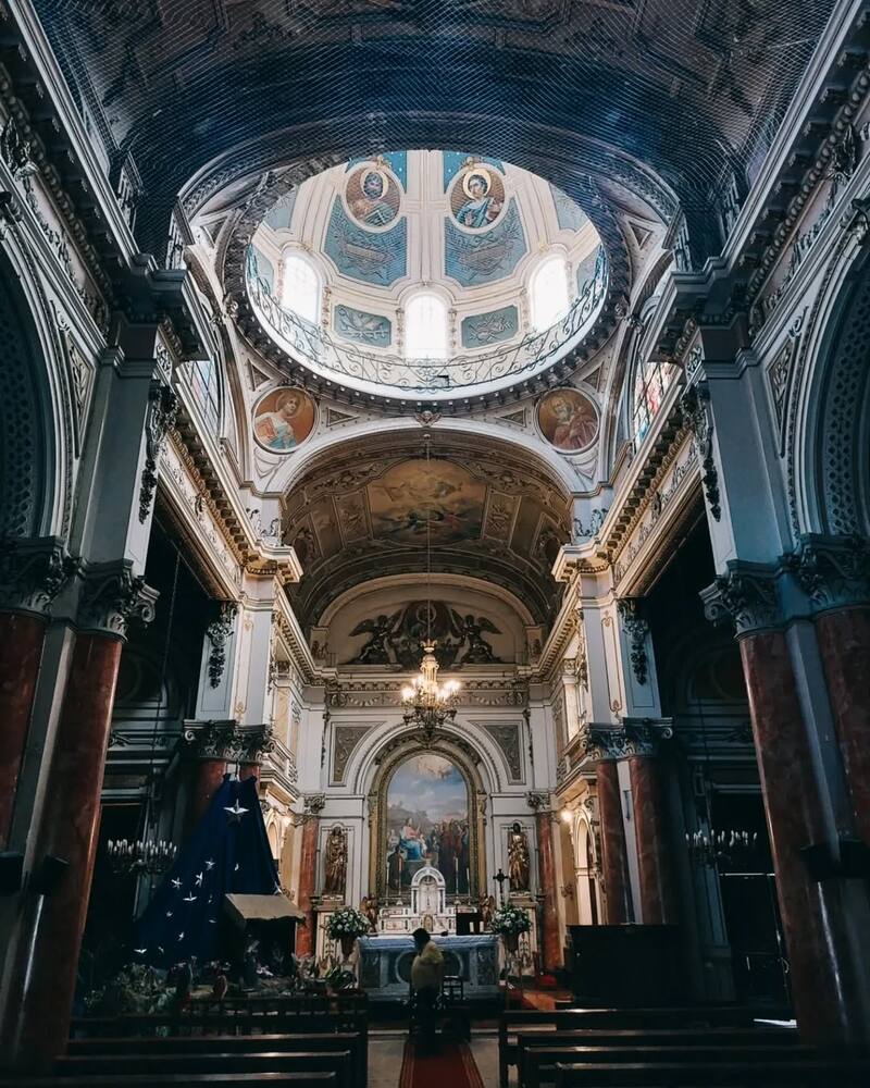 Este es el principal atractivo del Vaticano Chico. Créditos: @arquitectura.antigua.chile