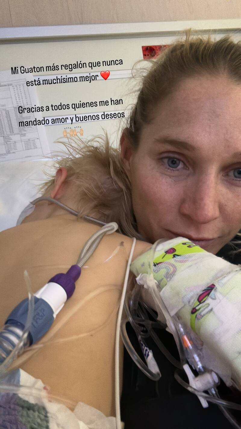 Constanza Mackenna actualizó el estado de salud de su hijo, Teo.