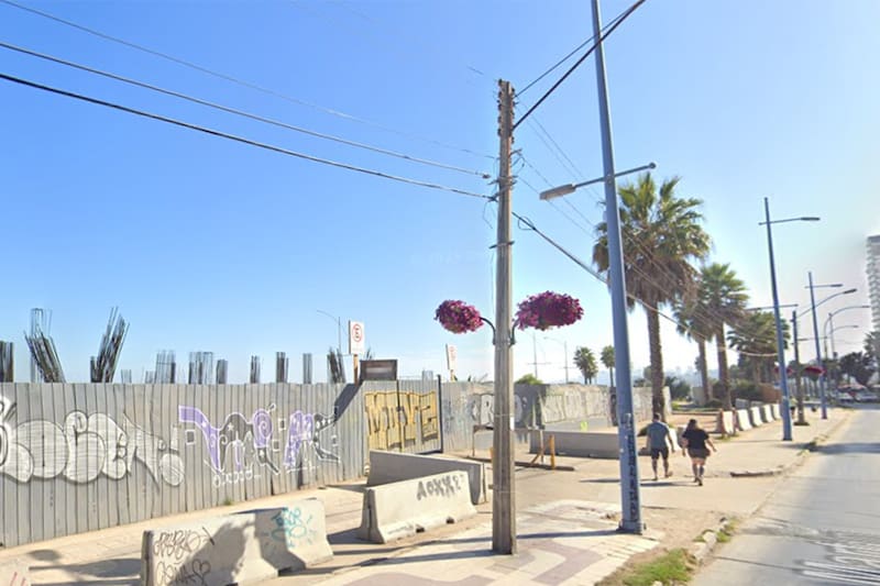 Aquí estaba ubicado el Sanatorio Marítimo. Créditos: Google Maps.