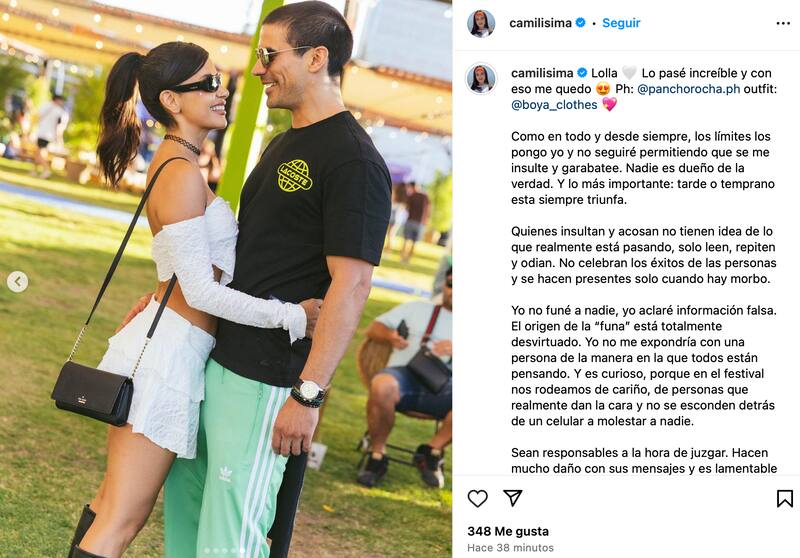 Camila Campos y Sebastián Ramírez