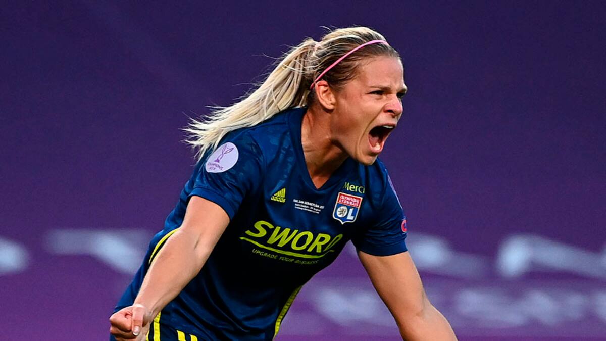 El gol de Le Sommer que acerca a Lyon a una nueva Champions Femenina