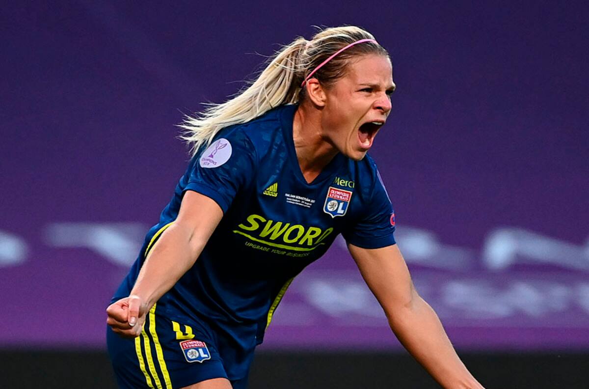 El gol de Le Sommer que acerca a Lyon a una nueva Champions Femenina