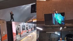 Video | Comerciantes ambulantes causan destrozos en estación La Cisterna tras enfrentamiento con personal de Metro