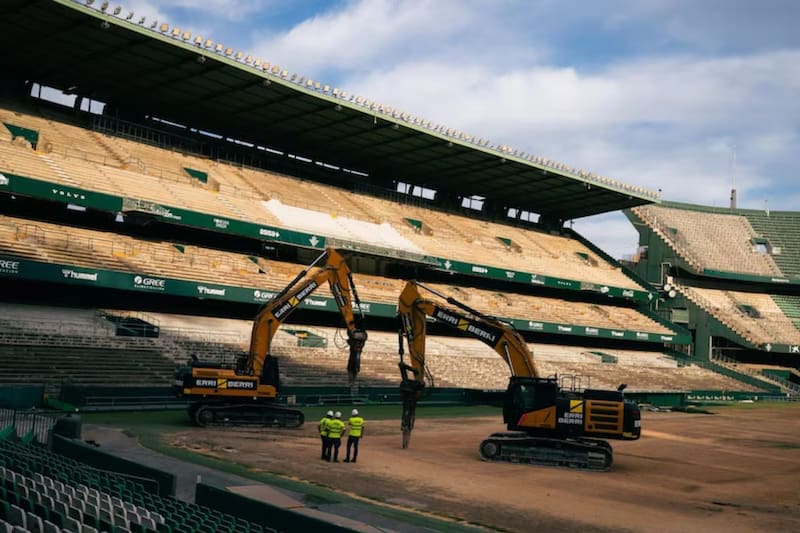 La casa del Betis entra en las obras de renovación.