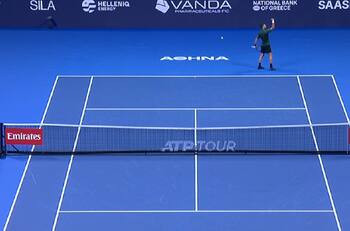 VIDEO | ¡Lo festejó como un título! Así celebró Djokovic tras por fin ganarle un set a Tabilo