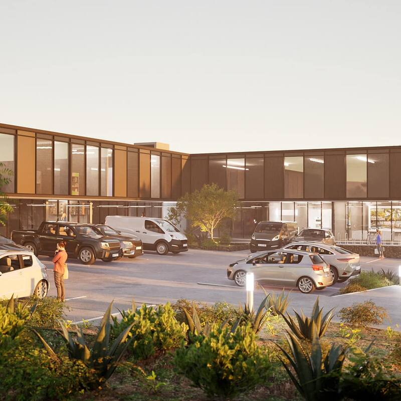 El proyecto contempla locales comerciales y oficinas, además de terrazas para espacios gastronómicos.