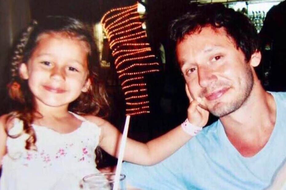 Benjamín Vicuña y su hija Blanca.