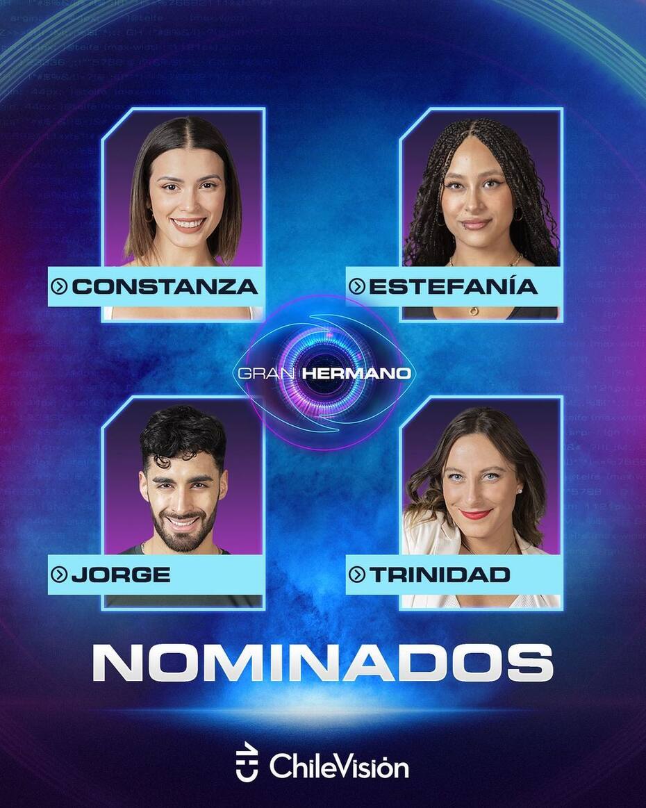 Constanza, Jorge, Estefanía y Trinidad nominados.