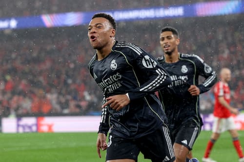 El delantero llegó a los 13 goles en 7 partidos, superando así la marca de Cristiano Ronaldo en el Real Madrid. Foto: EFE.