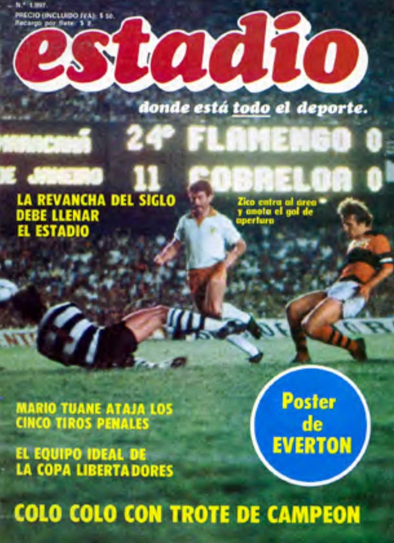 La revista llama a llenar el Nacional ante el Flamengo de Zico.