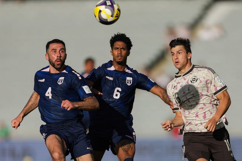 El delantero frente a Cabo Verde. Foto: Agencia Aton.