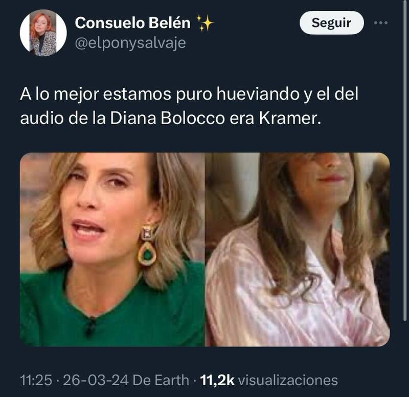 Diana Bolocco, reacción a audio filtrado.