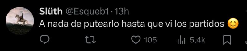 Hinchas argentinos contentos con la designación del chileno Piero Maza.