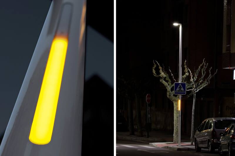 El paso de peatones inteligente permite alertar a los automovilistas