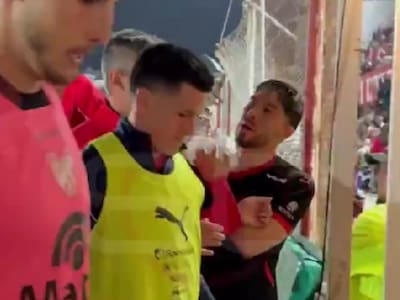 Felipe Loyola tuvo fuerte cara a cara con jugador de Instituto que lo lesionó en Argentina