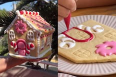 El panorama ideal para Navidad: En esta cafetería puedes armar tu propia casita de jengibre