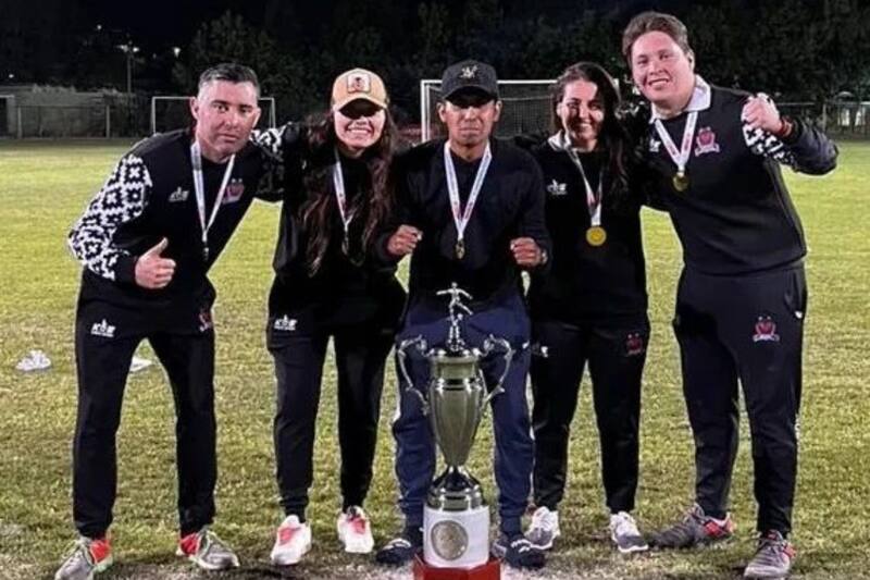 Aguará de la Reina en celebración de campeonatos ganados. Foto: @aguaradelareina