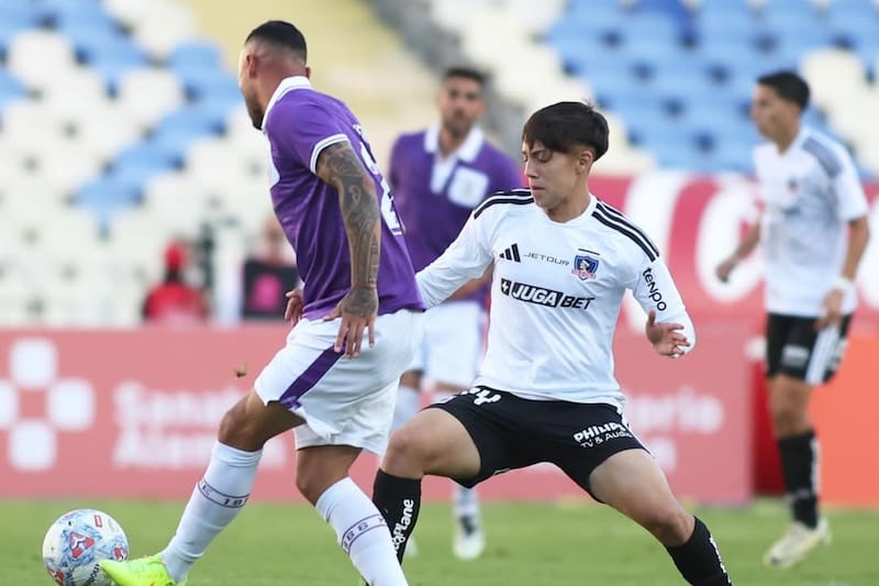 En el partido ante Deportes Concepción. Foto: Instagram Colo Colo.