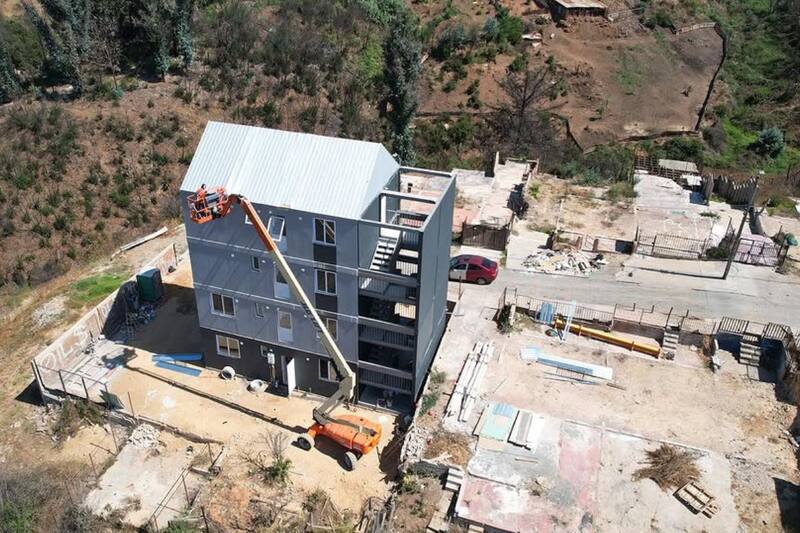 Así se ven los nuevos edificios.