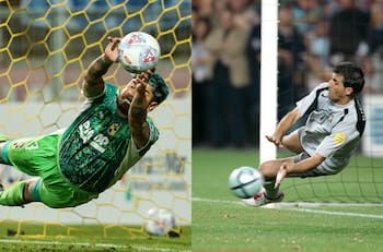 VIDEO | Mono Sánchez recibió la “bendición” del arquero que lo inspiró: “Qué emoción me hiciste vivir”