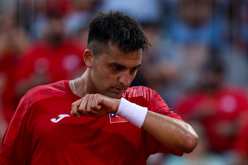 . El chileno se quedó fuera del Argentina Open. Foto: Felipe Escobedo / En Cancha.