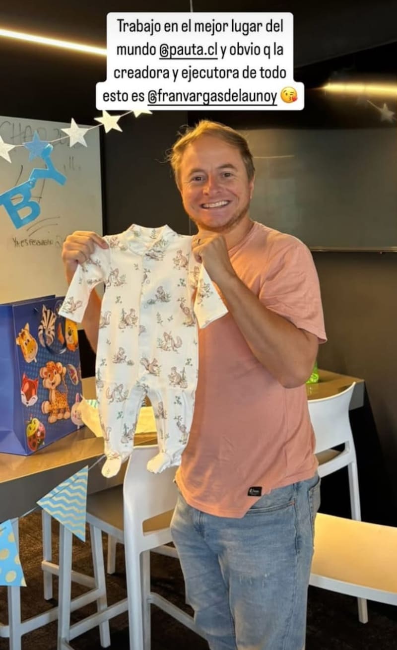 Coke Hevia fue celebrado en su lugar de trabajo. Créditos: Instagram