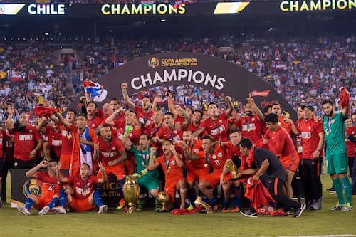 La Roja campeona de la Copa América Centenario en 2016. Crédito: Agencia Aton.
