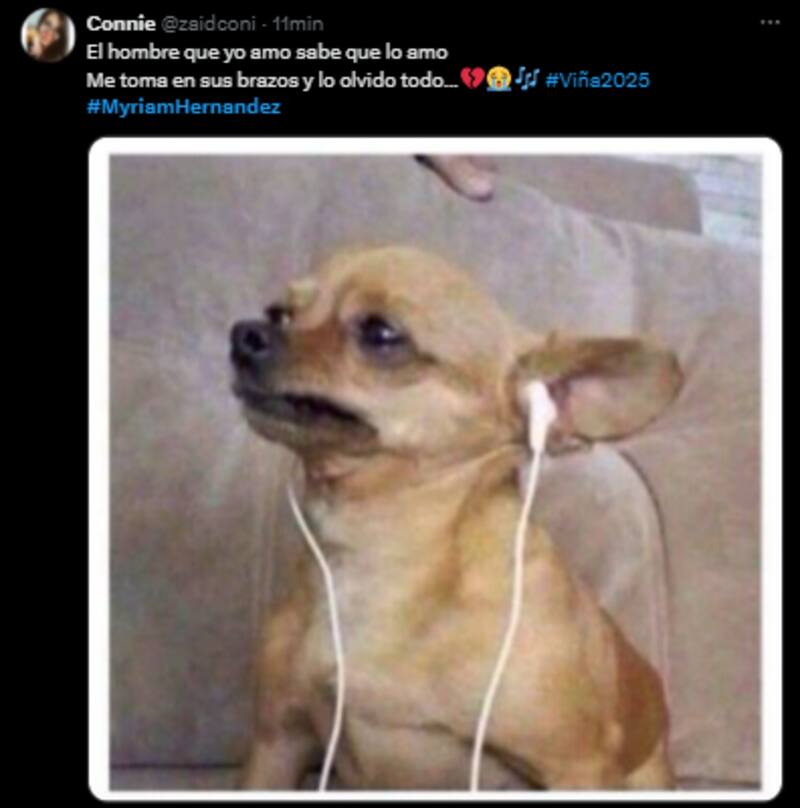 Los memes que dejó la presentación de Myriam Hernández.