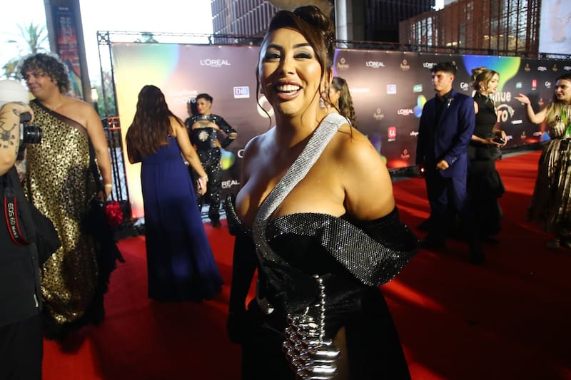 participó ayer en la ceremonia de los Copihue de Oro.