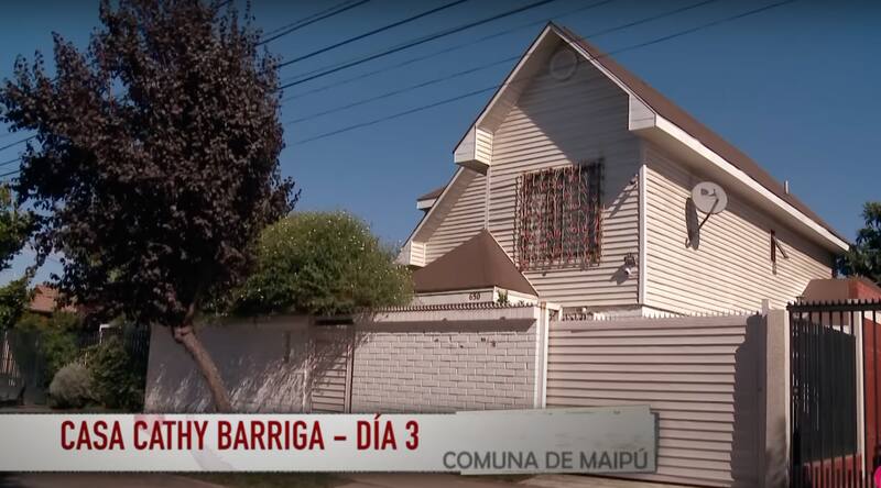Cathy Barriga y su casa en Maipú.