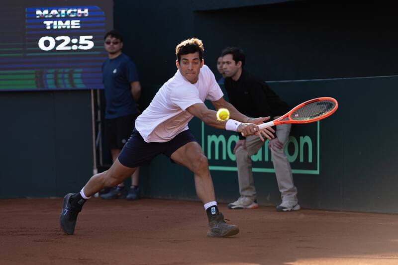 Tenista nacional. Foto: Felipe Escobedo.
