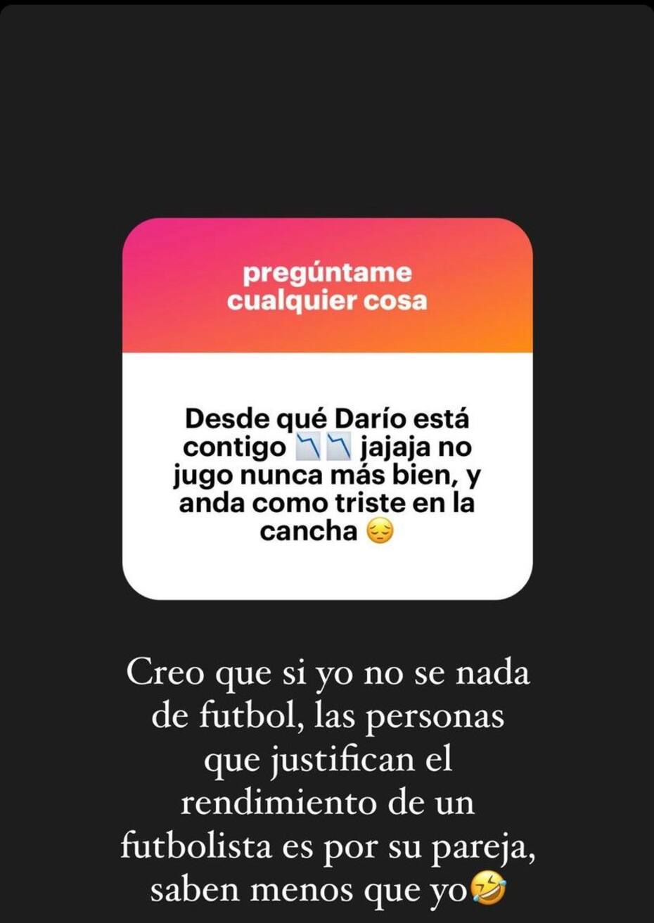 Catalina Díaz, pareja de Darío Osorio