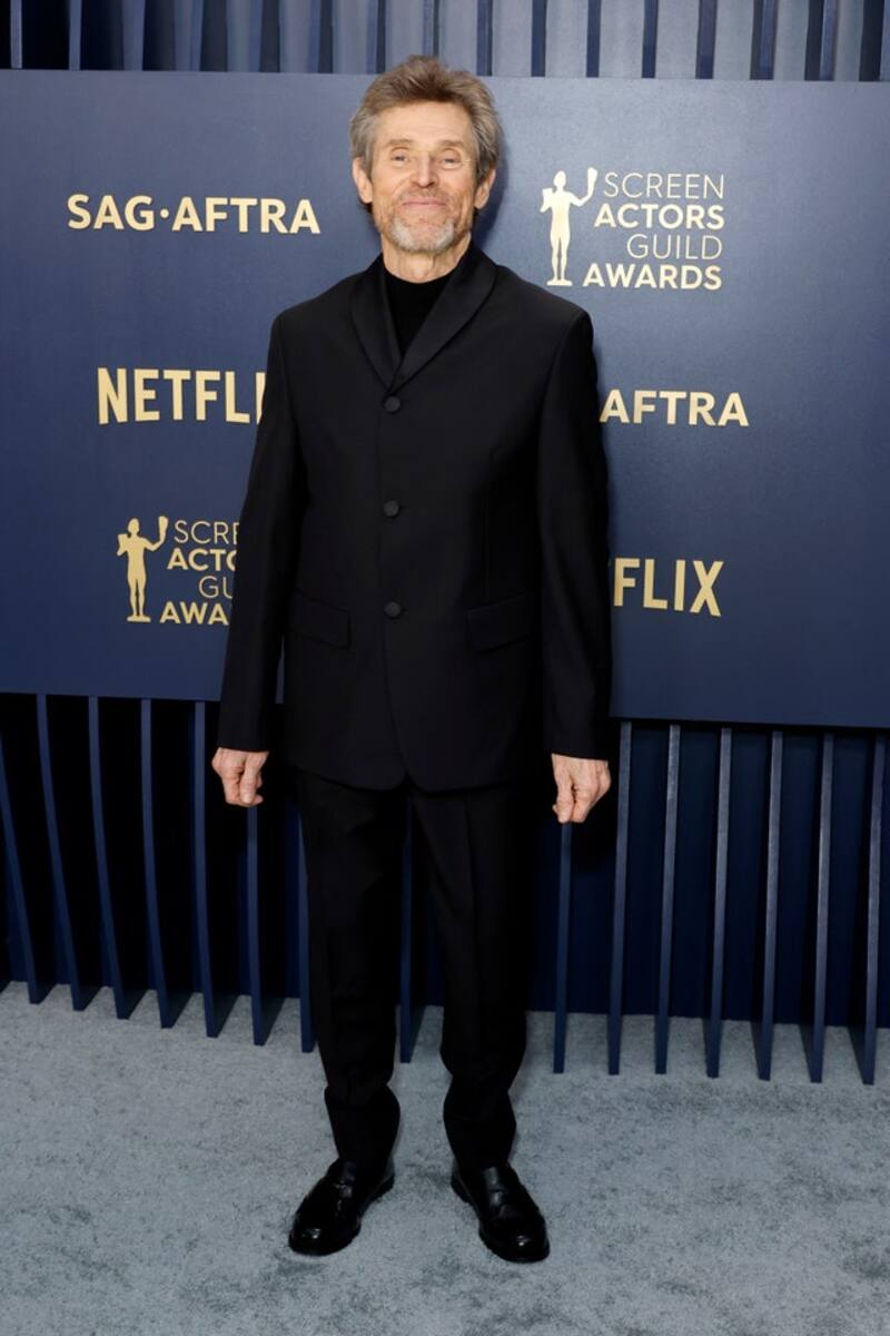 William Dafoe en los Premios SAG 2024.