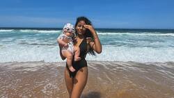 VIDEO: El tierno primer día en la playa del nieto de Anita Alvarado