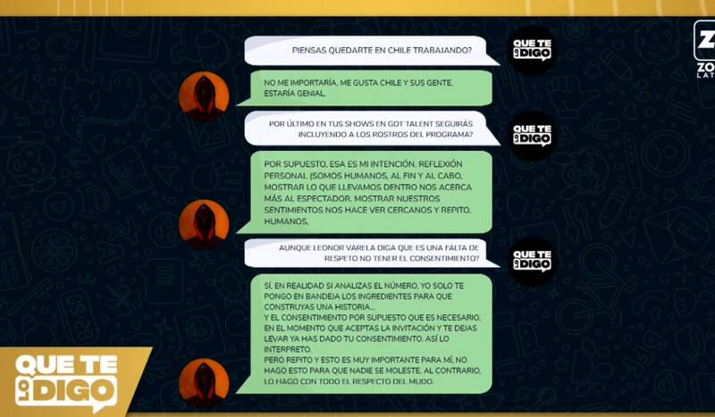 Incertum, médium de Got Talent Chile habla sobre la crítica de Leonor Varela.