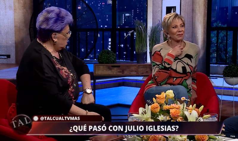 Paty Maldonado y Raquel Argandoña hablando de sus supuestas "aventuras".