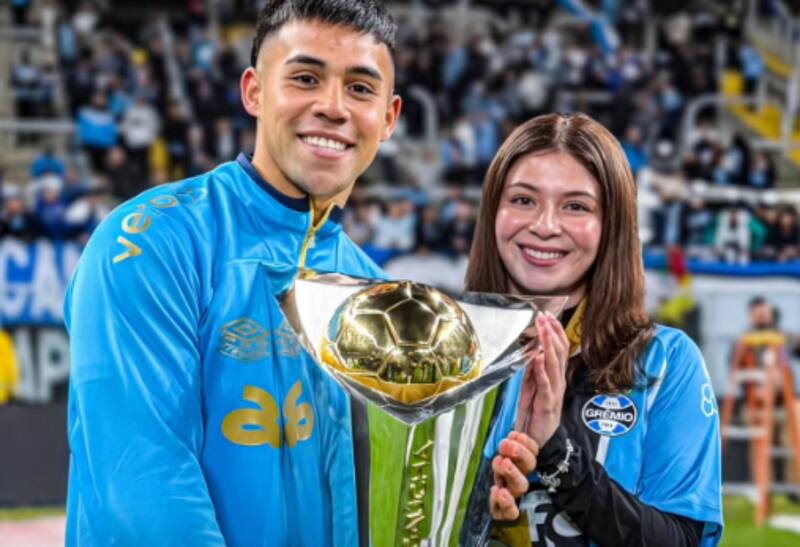 , delantero chileno de Gremio de Porto Alegre.