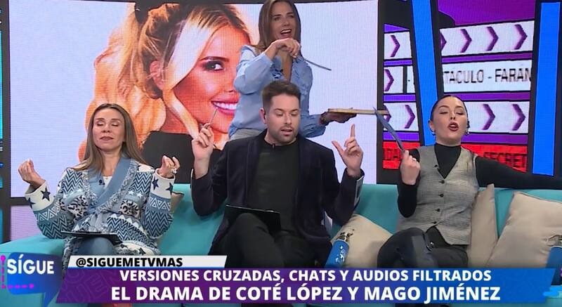 Daniela Aránguiz le respondió a Daniella Campos. Créditos: Pantallazo TV+