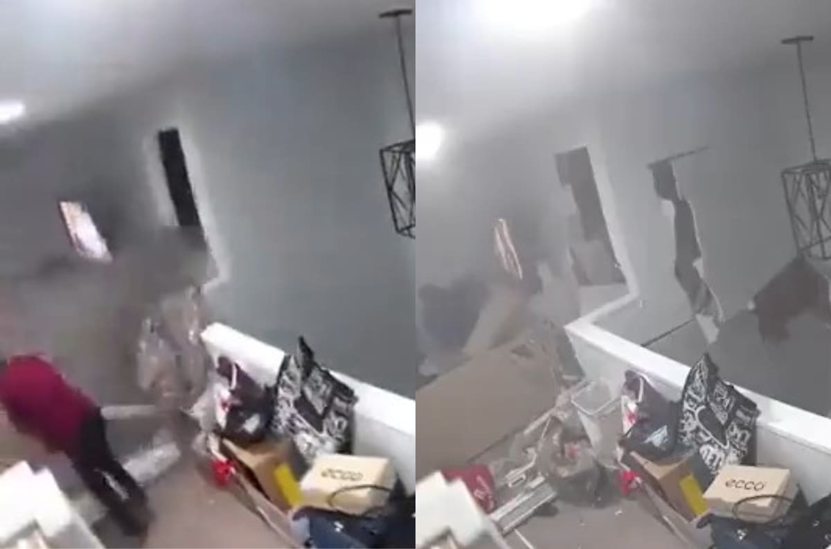 VIDEO | Roca de metro y medio destruye una casa en Hawái: Casi impacta a una mujer