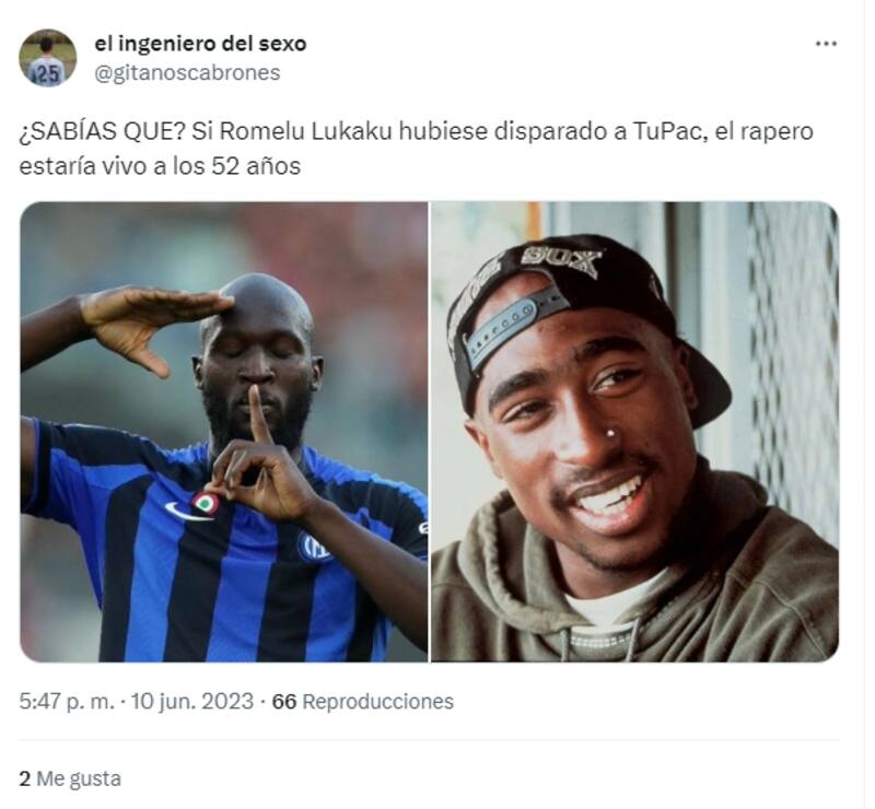 Los memes también expresaron crueldad contra el goleador belga.
