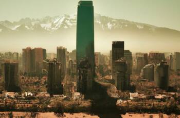 Así quedarían algunas ciudades de Chile por el cambio climático según la Inteligencia Artificial