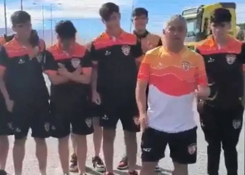 La Sub-18 de Cobreloa se vio en la obligación de grabar polémico video.