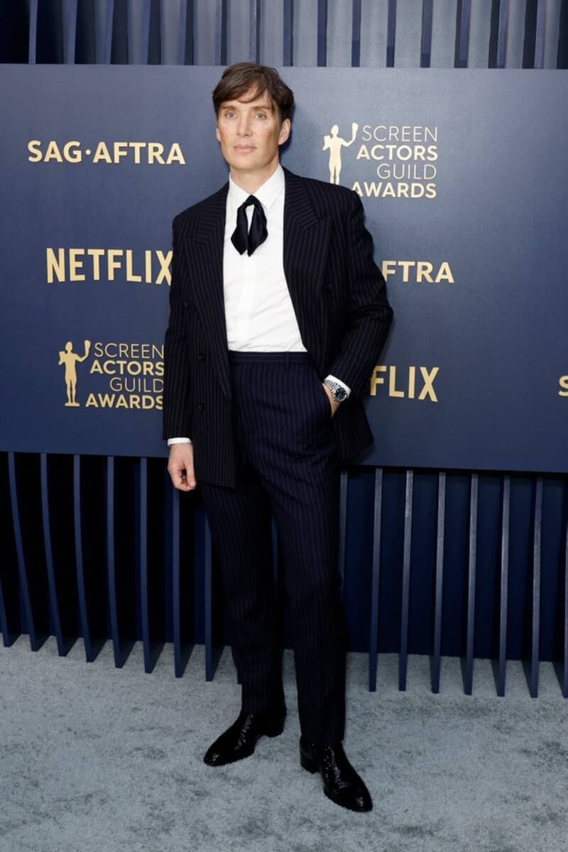 Cillian Murphy en los Premios SAG 2024.