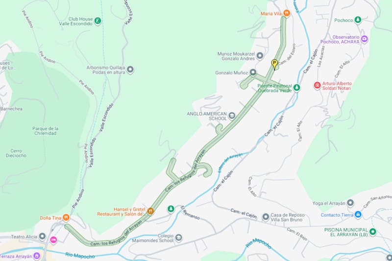 En esta comuna, la medida durará 12 horas por obras de mantenimiento. Créditos: Aguas Andinas.