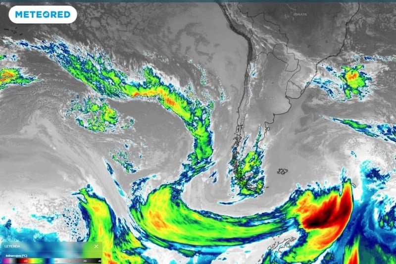 Así se ve el avance del próximo sistema frontal que azotará a nuestro país.