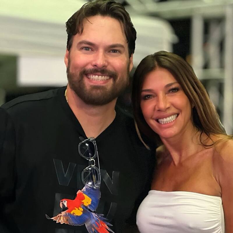 La actriz se sincera con el comediante ante su paso por la primera noche del Festival de Viña del Mar. Créditos: Instagram.