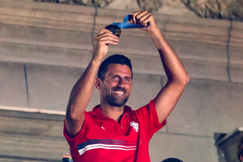 Novak Djokovic en París 2024.